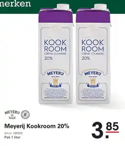 Sligro Meyerij Kookroom 20% aanbieding