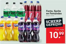 Sligro Fanta, Sprite en Fernandes aanbieding