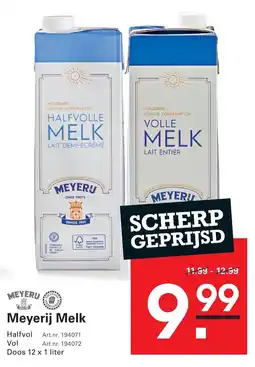 Sligro Meyerij Melk aanbieding