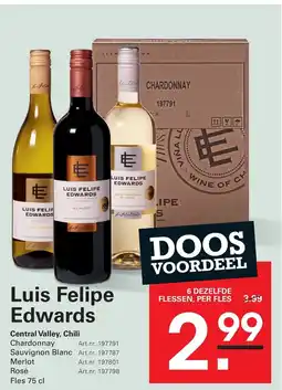 Sligro Luis Felipe Edwards aanbieding