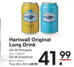 Sligro Hartwall original long drink aanbieding