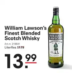 Sligro William Lawson's Finest Blended Scotch Whisky aanbieding