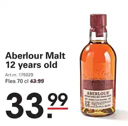 Sligro Aberlour Malt 12 years old aanbieding