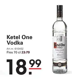 Sligro Ketel One Vodka aanbieding