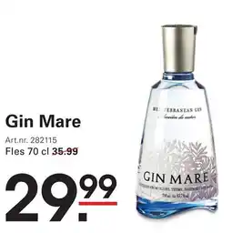 Sligro Gin Mare aanbieding