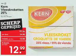 Sligro Kern Vleeskroketten 25% aanbieding
