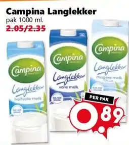 CoopCompact Campina Langlekker aanbieding