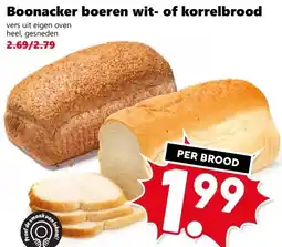 CoopCompact Boonacker boeren wit- of korrelbrood aanbieding