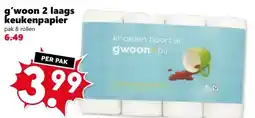 CoopCompact g'woon 2 laags keukenpapier aanbieding