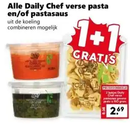 CoopCompact Alle Daily Chef verse pasta en/of pastasaus aanbieding