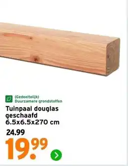 GAMMA Tuinpaal douglas geschaafd aanbieding