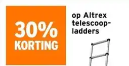 GAMMA op Altrex telescoop- ladders aanbieding