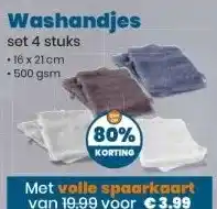 CoopCompact Washandjes aanbieding
