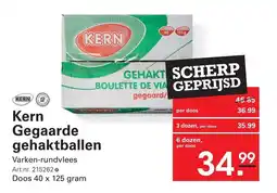 Sligro Kern Gegaarde gehaktballen aanbieding
