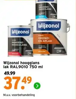 GAMMA Wijzonol hoogglans lak aanbieding