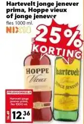 CoopCompact Hartevelt jonge jenever prima, Hoppe vieux of jonge jenever aanbieding