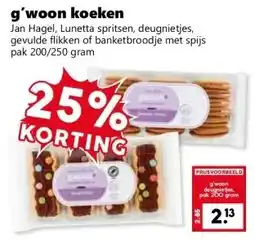 Coop g'woon koeken aanbieding