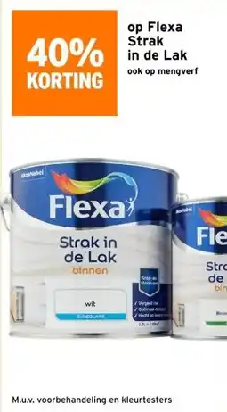 GAMMA op Flexa Strak in de Lak aanbieding