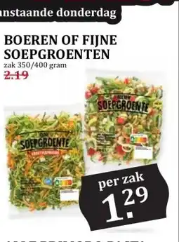 CoopCompact BOEREN OF FIJNE SOEPGROENTEN aanbieding