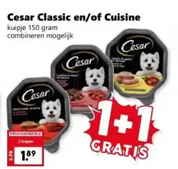 CoopCompact Cesar Classic en/of Cuisine aanbieding