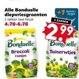 CoopCompact Alle Bonduelle diepvriesgroenten aanbieding