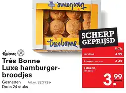 Sligro Luxe hamburger- broodjes aanbieding