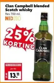 CoopCompact Clan Campbell blended Scotch whisky aanbieding