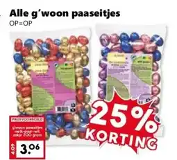 CoopCompact Alle g'woon paaseitjes aanbieding