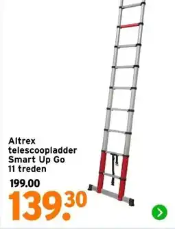 GAMMA Altrex telescoopladder Smart Up Go aanbieding
