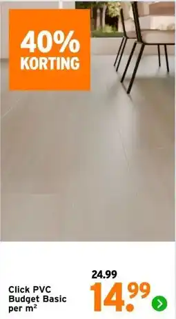 GAMMA Click PVC Budget Basic aanbieding