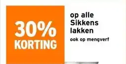 GAMMA op alle Sikkens lakken aanbieding