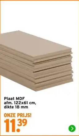 GAMMA Plaat MDF aanbieding