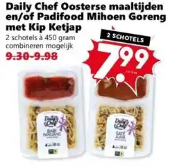 Coop Daily Chef Oosterse maaltijden en/of Padifood Mihoen Goreng met Kip Ketjap aanbieding