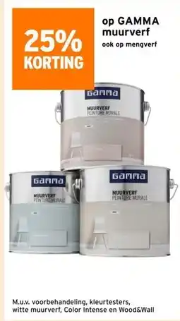 GAMMA op GAMMA muurverf aanbieding