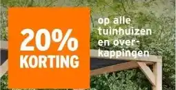 GAMMA op alle tuinhuizen en overs kappingen aanbieding