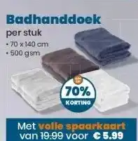 CoopCompact Badhanddoek aanbieding