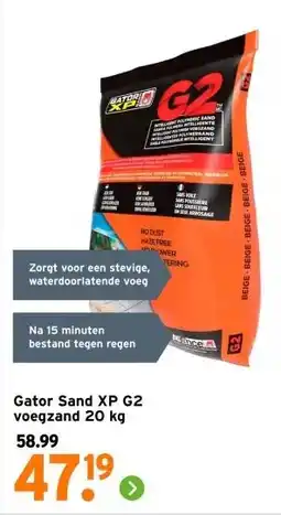 GAMMA Gator Sand XP G2 voegzand aanbieding