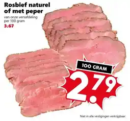 CoopCompact Rosbief naturel of met peper aanbieding