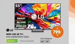 Expert LG MINI LED EVO 55QNED93A6 (2025) aanbieding