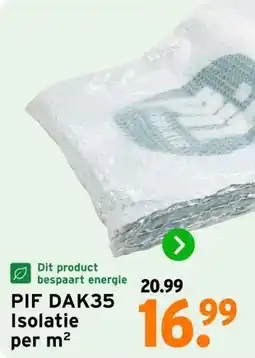 GAMMA PIF DAK35 Isolatie aanbieding