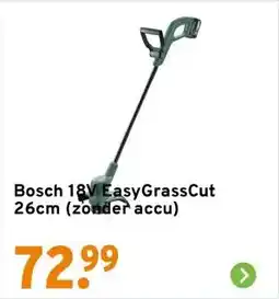 GAMMA Bosch 18V EasyGrassCut 26cm (zonder accu) aanbieding