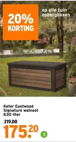 GAMMA Keter Eastwood Signature walnoot aanbieding