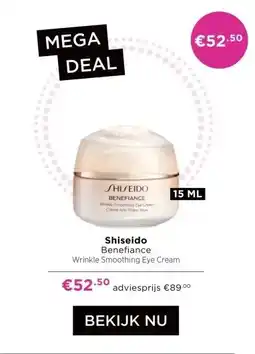 ICI Paris XL Shiseido Benefiance aanbieding