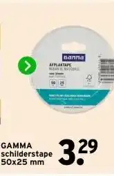 GAMMA GAMMA schilderstape aanbieding