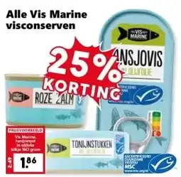 CoopCompact Alle Vis Marine visconserven aanbieding