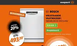 Expert Bosch SMS4ELW21E EXCLUSIV aanbieding