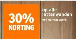 GAMMA op alle lattenwanden aanbieding