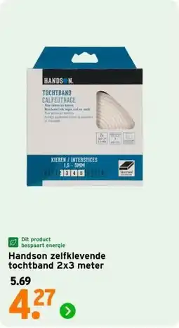 GAMMA Handson zelfklevende tochtband aanbieding