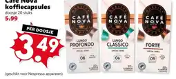 Coop Café Nova koffiecapsules aanbieding