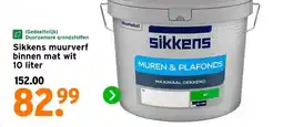 GAMMA Sikkens muurverf binnen mat wit aanbieding